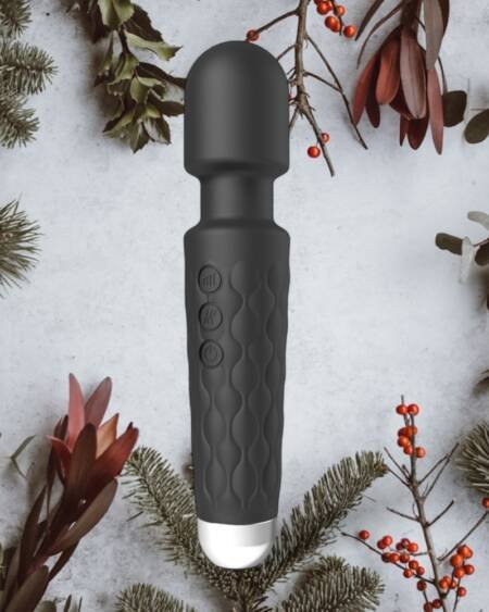 The Ritual Wand — Travel-Ready Sensual Wellness Massager Black