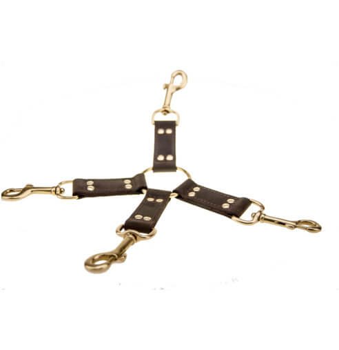 BOUND Nubuck Leather 4 Way Hog Tie - Image 4