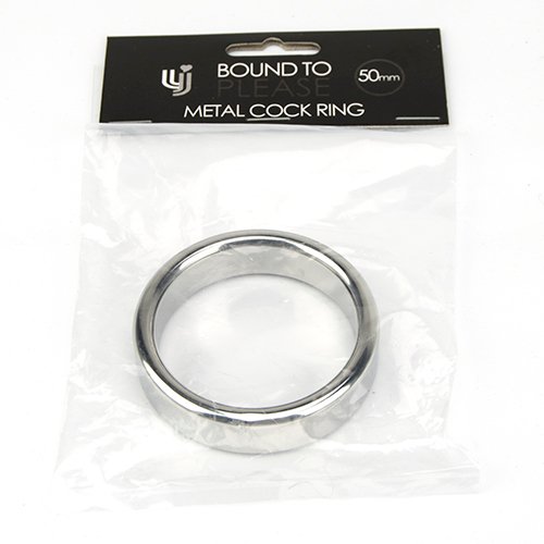 Bound to Please Metal Cock and Ball Ring - 50mm - Image 7