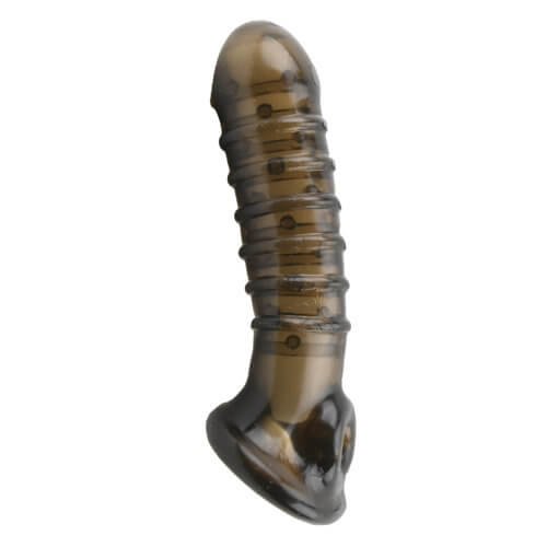 Loving Joy Boss Textured Penis Sleeve with Ball Loop - Image 3